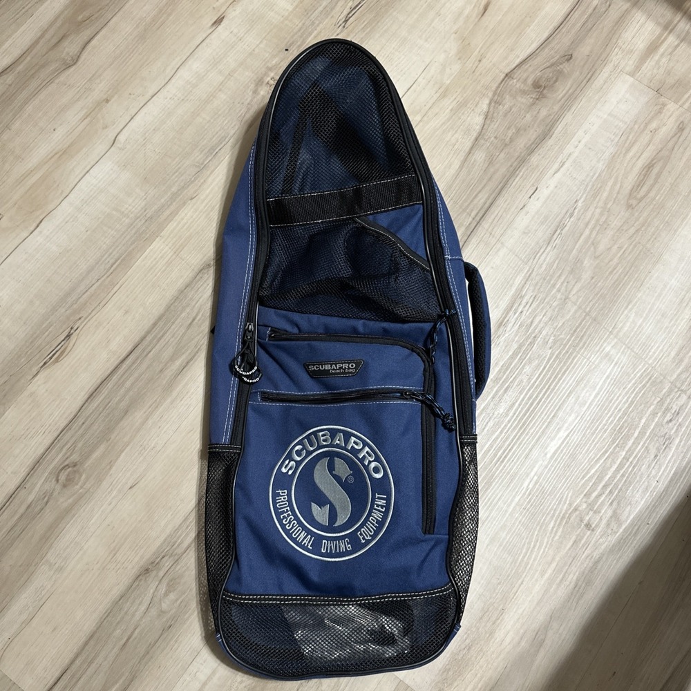 Scubapro Beach Bag Blue Scuba & Snorkeling Gear Bag w/ Shoulder Strap